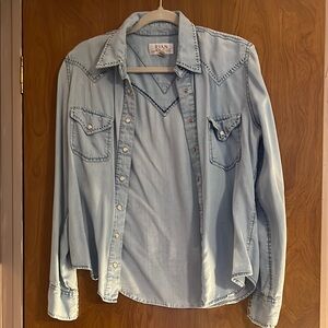 Vintage Ryan Light Blue Denim Shirt